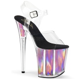 Pinkit 20 cm FLAMINGO-808HGI Hologrammi platform korkokengt naisten
