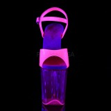 Pinkit 20 cm FLAMINGO-809UVT Neon Platform Korkeakorkoiset Sandaalit
