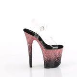 Pinkit 20 cm FLAMINGO glitter platform korkokengt naisten