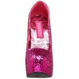 Pinkit Glitter 14,5 cm Burlesque BORDELLO TEEZE-06G Platform Avokkaat Kengt