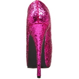 Pinkit Glitter 14,5 cm Burlesque BORDELLO TEEZE-06G Platform Avokkaat Kengt
