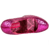 Pinkit Glitter 14,5 cm Burlesque BORDELLO TEEZE-06G Platform Avokkaat Kengt