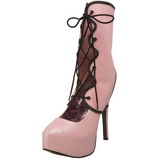 Pinkit Kimalle 14,5 cm Burlesque TEEZE-31G Platform Avokkaat Kengät