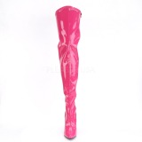 Pinkit Lakka 13 cm SEDUCE-3000 korolliset ylipolvensaappaat