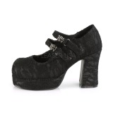 Pitsi kangas 9,5 cm DemoniaCult GOTHIKA-09 lolita platform kengt