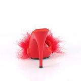 Punaiset 13 cm POISE-501F Marabou Hyhenet Puu Kengt