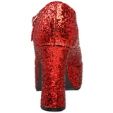 Punaiset Glitter 11 cm MARYJANE-50G Platform Avokkaat Mary Jane