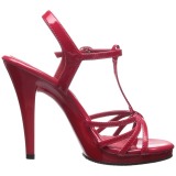 Punaiset Kiiltonahka 12 cm FLAIR-420 Naisten Sandaletit Korkea