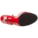Punaiset Kiiltonahka 12 cm FLAIR-436 Naisten Sandaletit Korkea