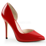 Punaiset Kiiltonahka 13 cm AMUSE-22 klassiset avokkaat kengät naisten