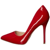 Punaiset Kiiltonahka 13 cm AMUSE-22 klassiset avokkaat kengt naisten