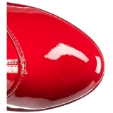 Punaiset Kiiltonahka 18 cm ADORE-3063 korokepohja pitkät saappaat