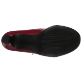 Punaiset Kiiltonahka 7,5 cm JENNA-06 suuret koot avokkaat kengät