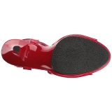 Punaiset Kiiltonahka 8 cm BELLE-309 Naisten Sandaletit Korkea