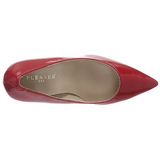 Punaiset Lakatut 10 cm CLASSIQUE-20 Avokkaat Korkokengt Miehille