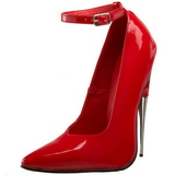 Punaiset Lakka 15 cm SCREAM-12 Fetish Avokkaat Kengt