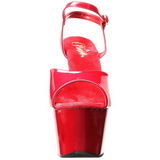 Punaiset Lakka 18 cm ADORE-709 Platform Korkosandaalit