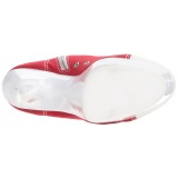 Punaiset Neon 15 cm DELIGHT-600SK-02 kangas tennarit korkokengt
