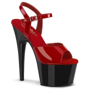 Punaiset platform 18 cm ADORE-709 pleaser korkokengt