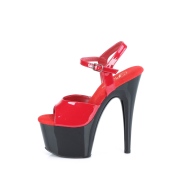 Punaiset platform 18 cm ADORE-709 pleaser korkokengt