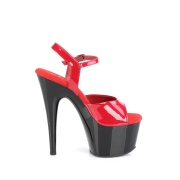 Punaiset platform 18 cm ADORE-709 pleaser korkokengt