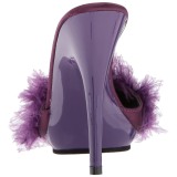 Purppura 13 cm POISE-501F Marabou Hyhenet Puu Kengt