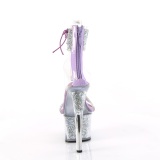 Purppura 18 cm SKY-327RSI korokepohja korkokengät nilkkamansetti strassi