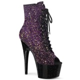 Purppura glitter 18 cm ADORE-1021OMBG tankotanssi nilkkurit