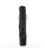 RAZZLE-1040WR - 20 cm korkeat korkonilkkurit naisille vegaani mustat