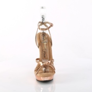 Ruusukultaiset sandaali 15 cm SULTRY-638 vegaani sandaali korkokengt platform