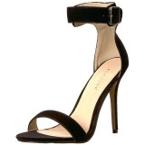 Sametti 13 cm Pleaser AMUSE-10 naisten korkosandaalit