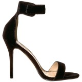 Sametti 13 cm Pleaser AMUSE-10 naisten korkosandaalit