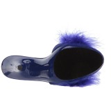 Sininen 13 cm POISE-501F Marabou Hyhenet Puu Kengt