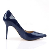 Sininen Lak 10 cm CLASSIQUE-20 suuret koot stilettos kengt