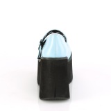 Sininen Vegan 11,5 cm DemoniaCult KERA-08 platform mary jane avokkaat