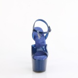 Siniset 18 cm ADORE-709GP kimallus platform sandaalit naisten
