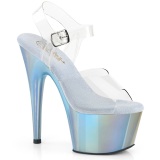 Siniset hologrammi platform 18 cm ADORE-708LQ korkokengt sandaalit