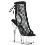 Strassi kivi 18 cm ADORE-1018RM Mustat korolliset nilkkurit platform