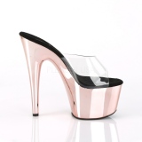 Vaaleanpunaiset 18 cm ADORE-701 Kromi Platform Puukengät