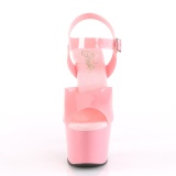Vaaleanpunaiset 18 cm ADORE-708N Platform Korkokengissä