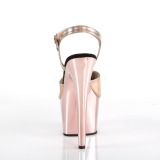 Vaaleanpunaiset 18 cm ADORE-709HGCH Hologrammi platform korkokengt naisten