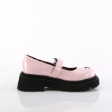 Vaaleanpunaiset 6,5 cm RENEGADE-56 emo solki maryjane kengät naisten