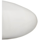 Valkoiset 15 cm KISS-3010 korokepohja pitkät saappaat