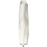 Valkoiset Keinonahka 18 cm ADORE-1021 korokepohja nilkkurit korkeat korko