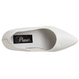 Valkoiset Lakatut 10 cm VANITY-420 tervkrkiset avokkaat