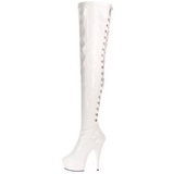 Valkoiset Lakka 15,5 cm DELIGHT-3063 Platform Reisisaappaat