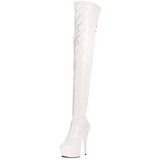 Valkoiset Lakka 15,5 cm DELIGHT-3063 Platform Reisisaappaat