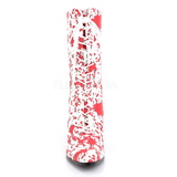 Valkoiset Punaiset 7 cm VICTORIAN-120BL Naisten Nauhalliset Nilkkurit