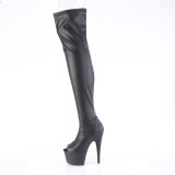 Vegaani 18 cm ADORE-3011 platform avokrkiset overknee saappaat