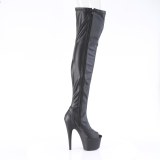 Vegaani 18 cm ADORE-3011 platform avokrkiset overknee saappaat